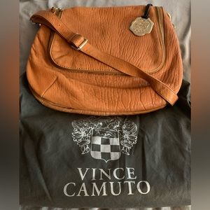 Vince Camuto Leather Crossbody Bag in used condition with dust bag.